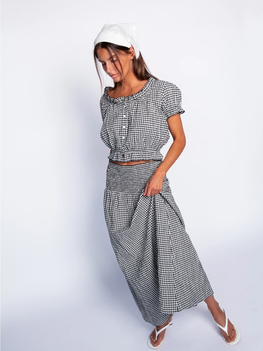 Skatie WREN SKIRT - BLACK GINGHAM brand new nvr worn sz medium!  Offer! - Picture 3 of 5